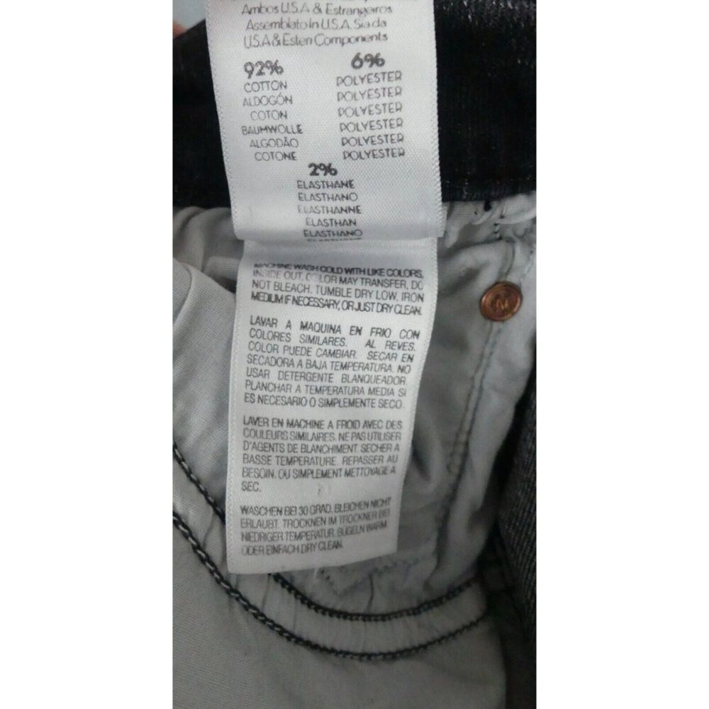 Mother 27 Jeans High Waisted Looker Ankle Leave The Lights On Black - Picture 9 of 9